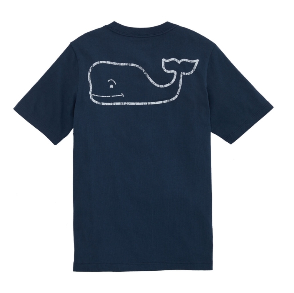 Vineyard Vines Outlet Vintage Whale Short Sleeve Pocket Tee